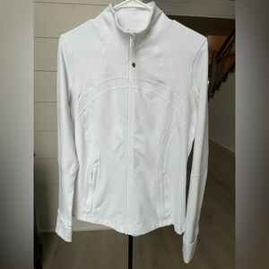 Lululemon white define jacket size 12